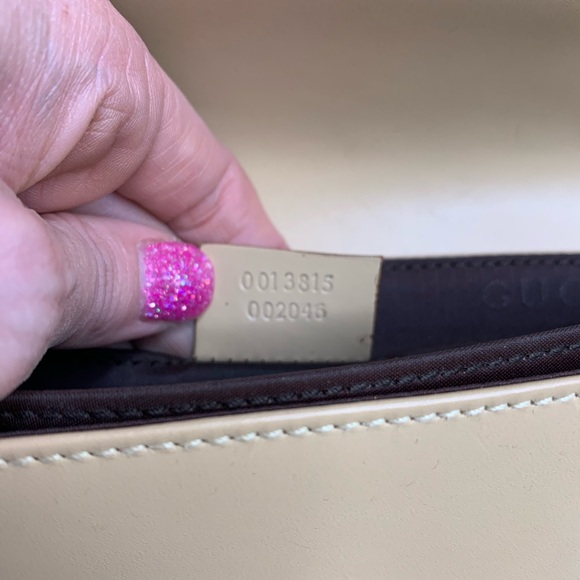 Like new authentic tan Gucci evening bag - Picture 7 of 10